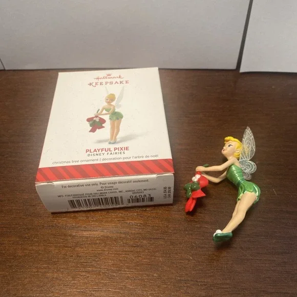 Hallmark 2014 Tinker Bell Playful Pixie Keepsake Disney Ornament - Picture 1 of 5